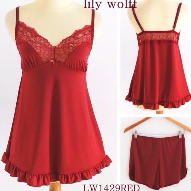 LINGERIE LILY WOLFF BAJU TIDUR SEXY (VICTORIA SECRETS KIMONO LASENZA