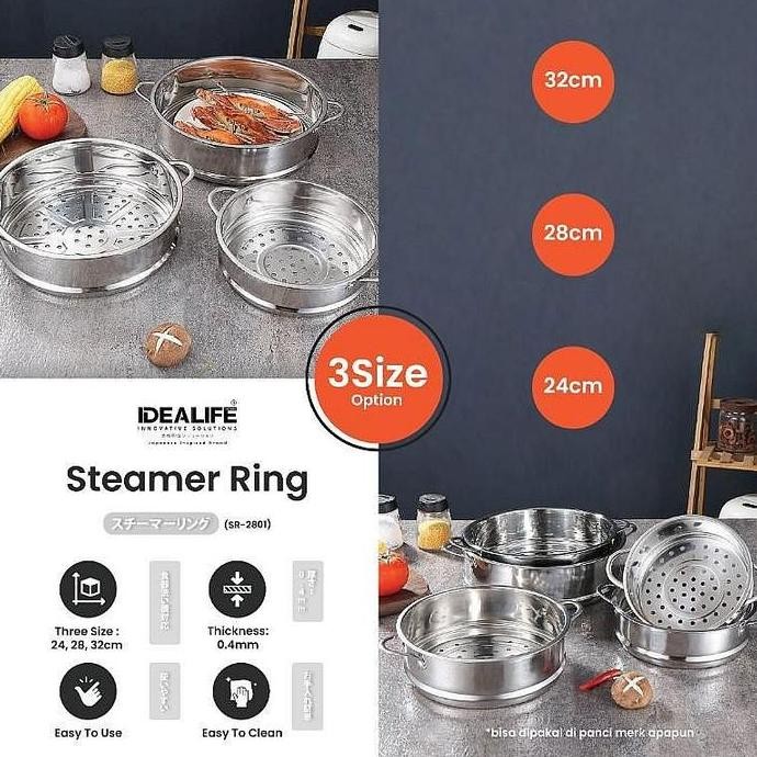 Promo IDEALIFE - Steamer Ring - Kukusan COD