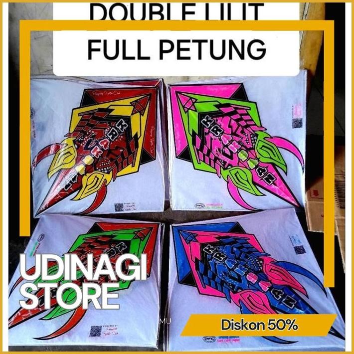 gfd-12 Layangan Sukhoi Super Aduan Bambu Kertas Minyak Termurah