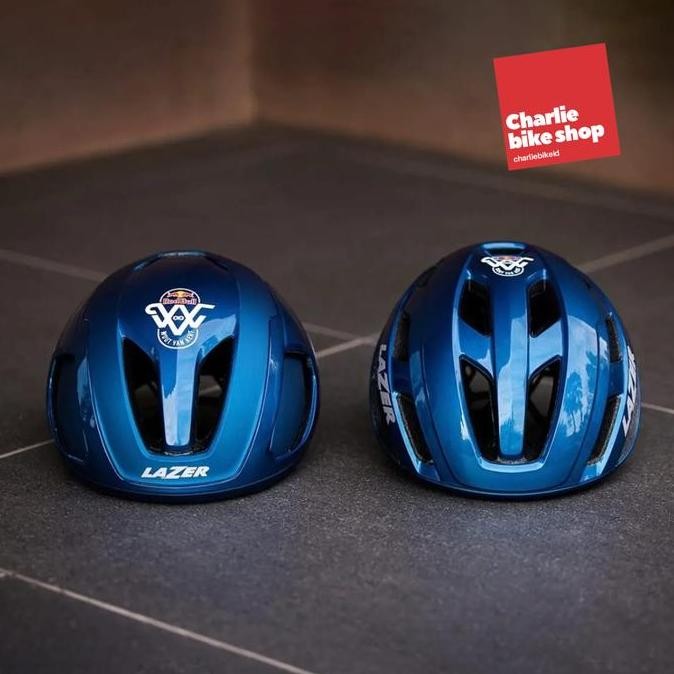 Promo Helm Sepeda LAZER Cycling Helmet Wout Van Aert x RedBull - Limited Ed COD