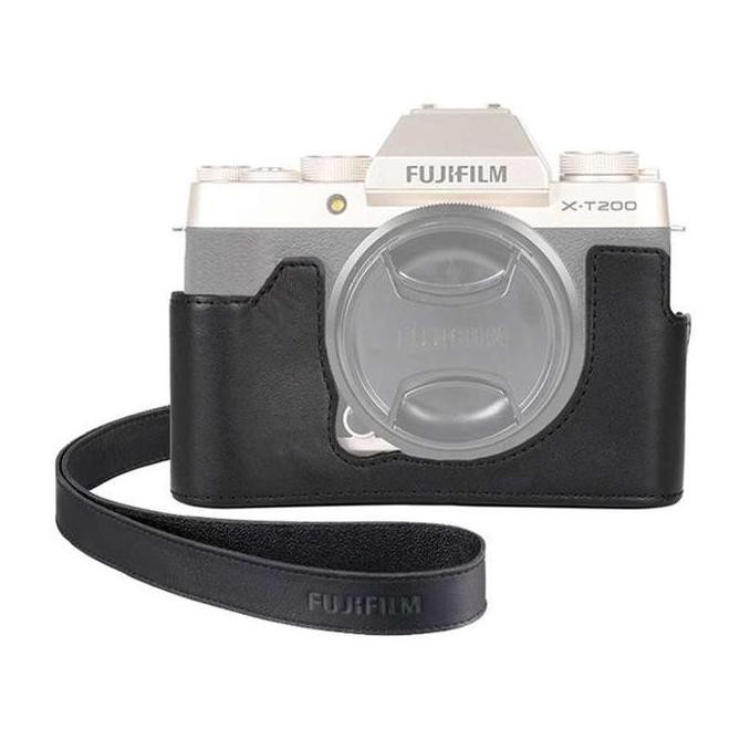 TERMURAH - Fujifilm XT200 X-T200 Leather Case - Leather Half Case Fuji XT200