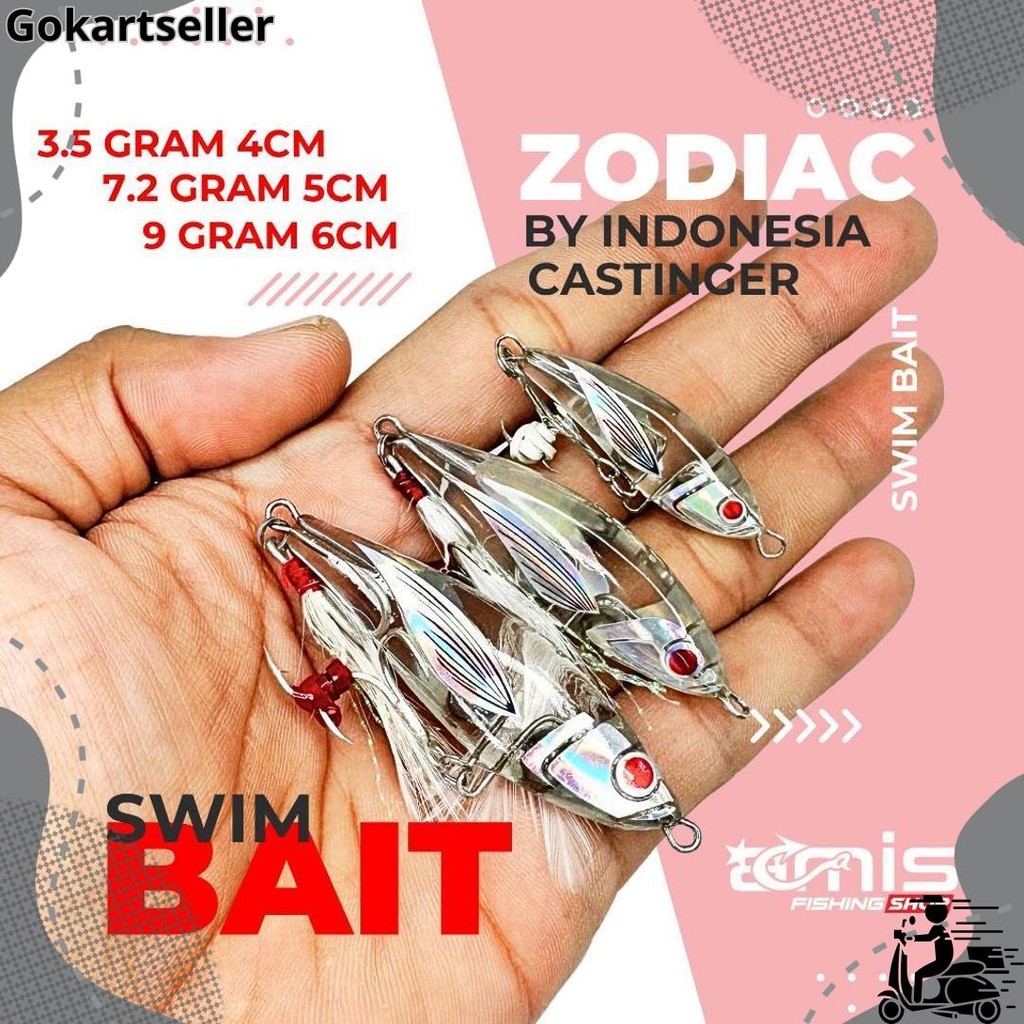 Diskon Zodiac Lure Swimbait Stickbait Swimmer By Indonesia Castinger