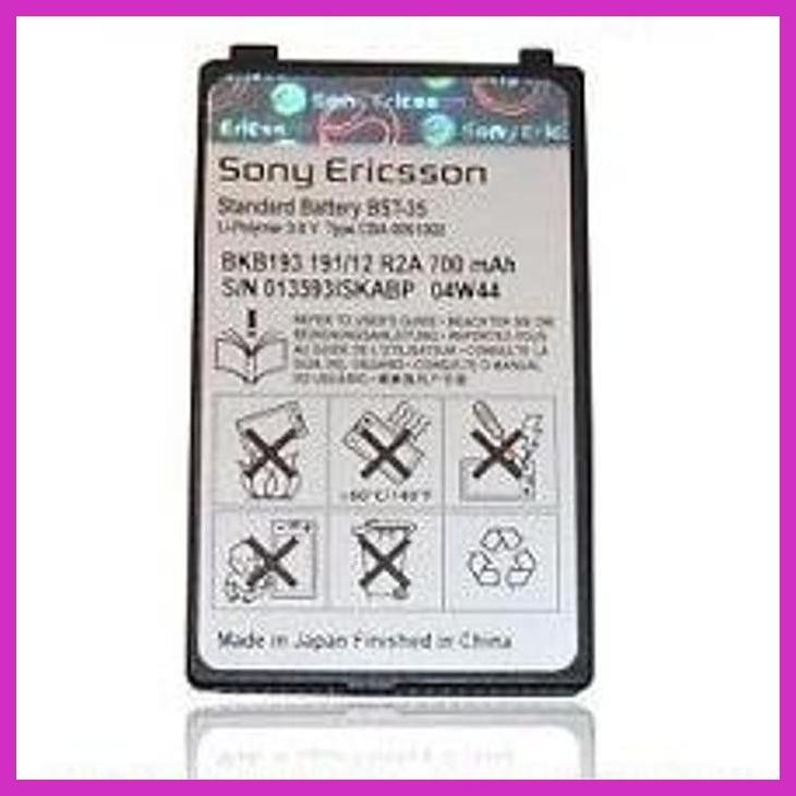 PROMO 100% ORIGINAL SONY ERICSSON BATTERY BST-35 / K500I, K700I, K300I,DLL GOOD QUALITY