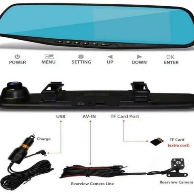 NEW - KAMERA CCTV SPION MOBIL 2 CAMERA DEPAN BELAKANG