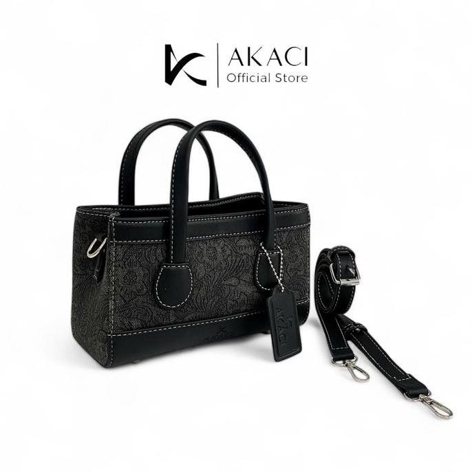 NEW - Hand bag wanita KIRANA Akaci 10-8381 Bahan lepis 1 ruang tas selempang tas pesta sling bag min