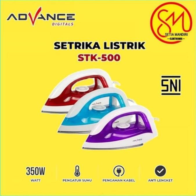 Advance Setrika Listrik / Gosokan Baju Low Watt - STK500