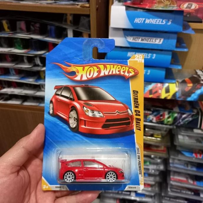 Hotwheels Citroen C4 Rally Merah