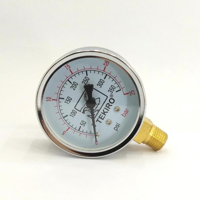 :::::::] Pressure Gauge 25 Bar Tekiro