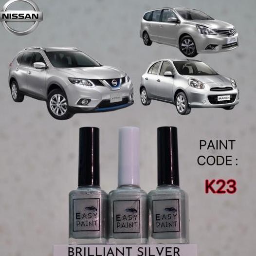 YY- CAT OLES BRILIANT SILVER METALIC K23 NISSAN MARCH GRAND LIVINA  XTRAIL SERENA X TRAIL SILVER MET
