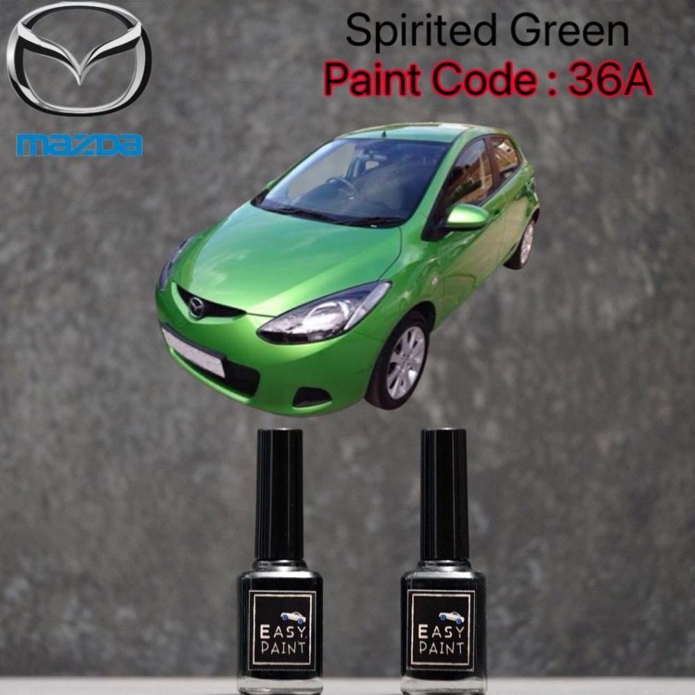 YY- CAT OLES MOBIL SPIRITED GREEN METALLIC 36A MAZDA 2 HIJAU MUDA METALIK