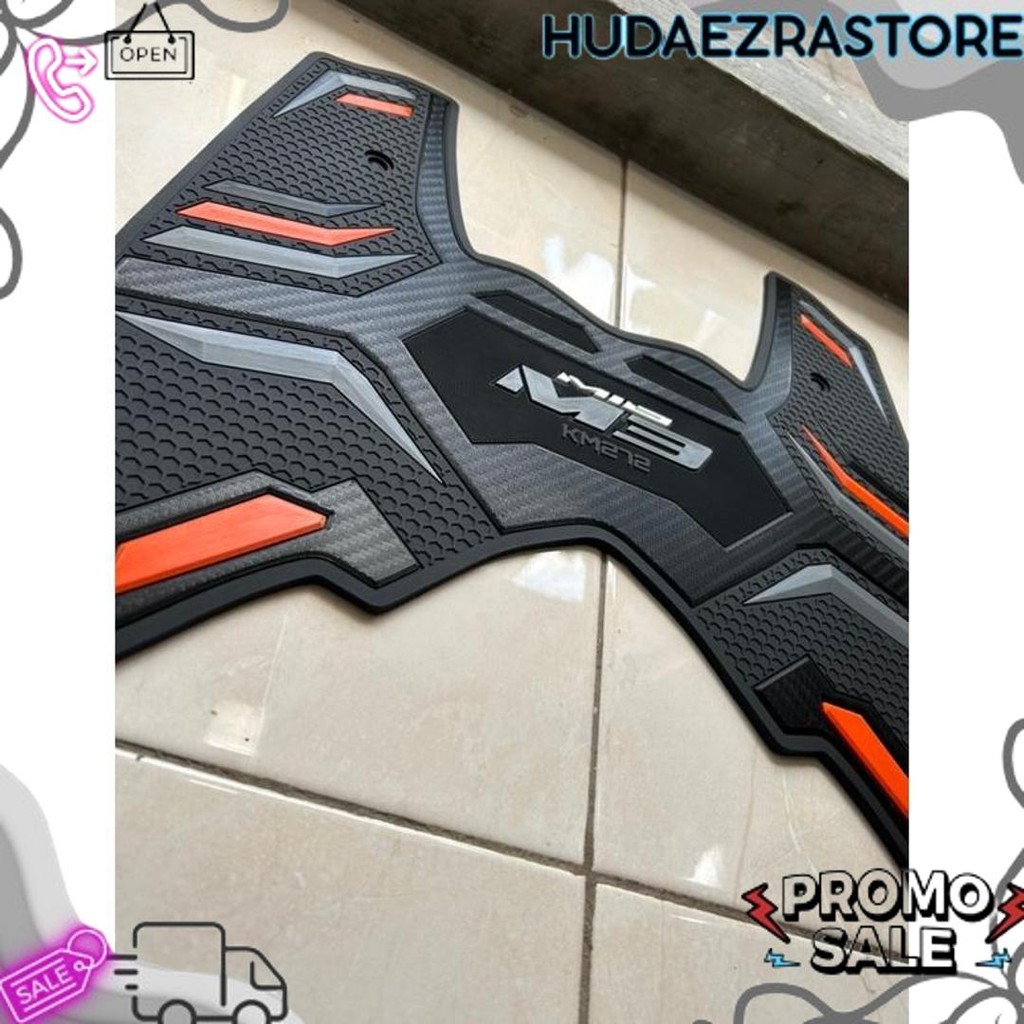 Promo Karpet Motor Mio M3 / Karpet Mio M3 / Alas Kaki Mio M3 / Pijakan Kaki Mio M3