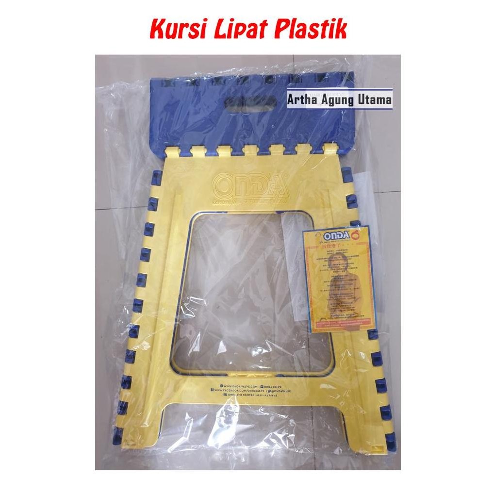 Produk Unggulan] KURSI LIPAT PLASTIK PORTABLE TEBAL / KURSI BAKSO ONDA