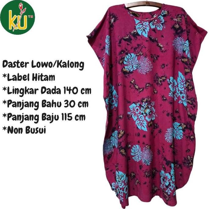 Kencana Ungu Daster Kalong Daster Lowo Daster Lowo Jumbo Label Hitam Daster Jumbo Nyaman Rayon