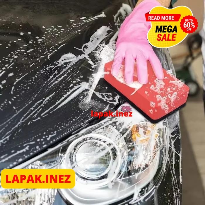 MAGIC CLAY SPONGE PAD CLAY BAR SPONS PEMBERSIH KOTORAN CUCI BY INE'Z COLLECTION