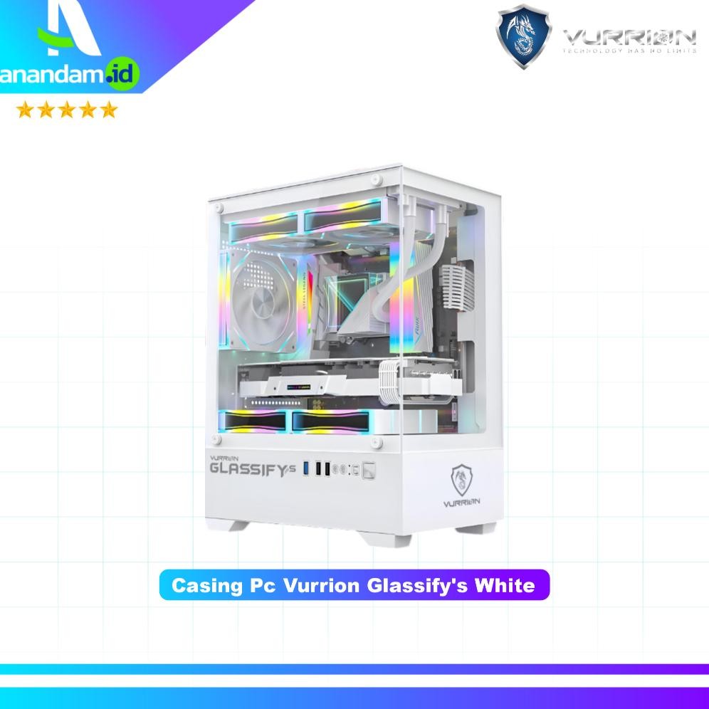 NEW Casing Pc Vurrion Glassify's White