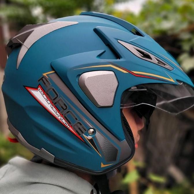 TERLARIS - Helm Force SNI original anti pecah ada anti malingnya garansi Kaca Motor