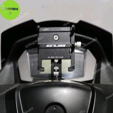 BEBAS ONGKIR - HOLDER GUB GPS HP MOTOR dan SEPEDA PNP NMAX NEW xmax/nmax turbo neo