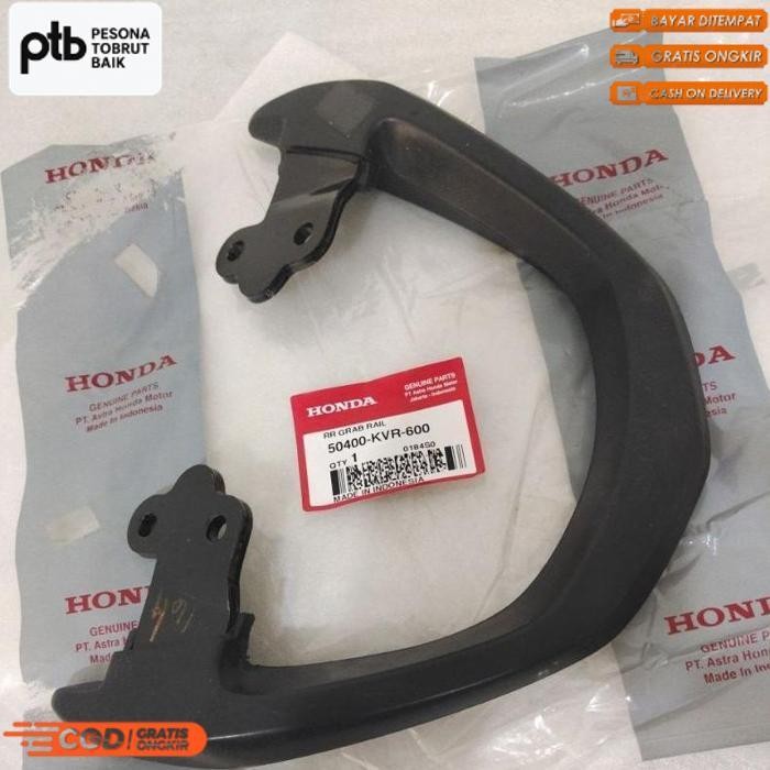 Premium Behel Begel Pegangan Jok Belakang Honda Revo Lama 2007 Lancip Original 50400-Kvr-600 Berkual