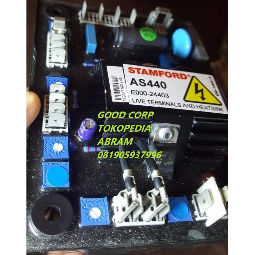 Avr As 440 Stamford Ori / Avr Generator / Avr Genset