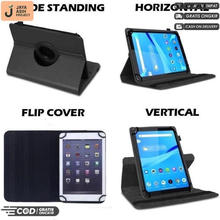 Promo Advan Vandroid I10 Tab Rotate Flip Book Cover Case Casing Sarung Promo