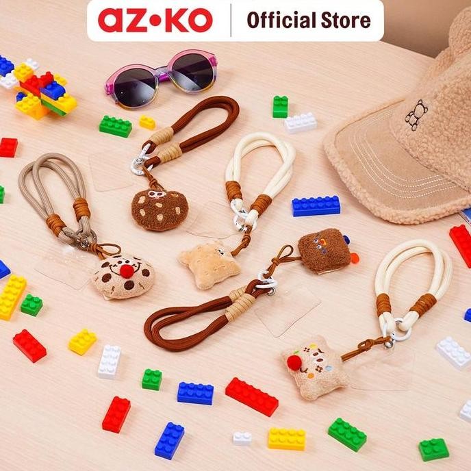 Ataru Gantungan Kunci Strap Plush Food Random