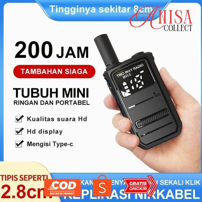 Racun Shopee New Arival Morqtola M8 Walkie Talkie Ht Jarak Jauh 1Km 3000 Mah Handy Talkie 1 Unit Ht 