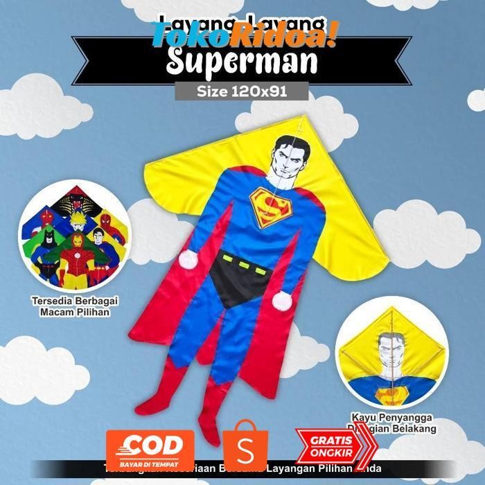 To94 [BISA INSTAN] LAYANGAN KAIN | LAYANGAN KARAKTER | LAYANGAN KARTUN | LAYANGAN ANAK JUMBO | LAYAN