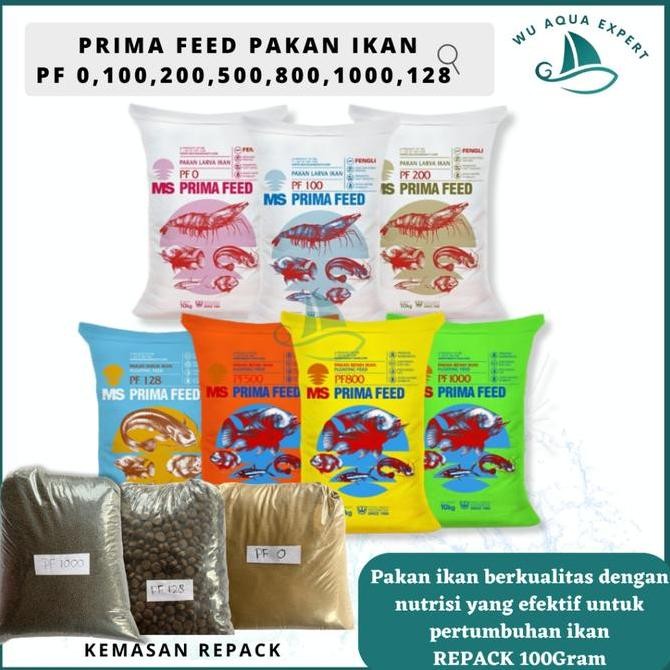 PAKAN IKAN PRIMA FEED MS PF 1000 800 500 200 100 0 128 SAK FENGLI LELE AME