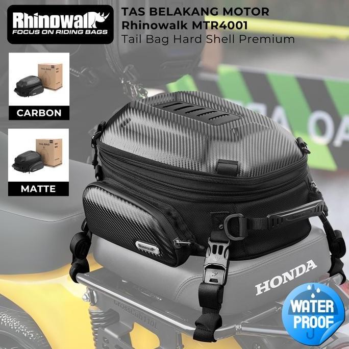 New Arrival Tas Belakang Motor Rhinowalk Mtr4001 Tail Bag Hard Shell Premium