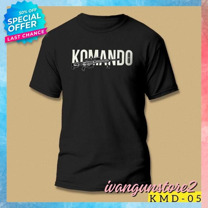 KUALITAS BERKELAS KAOS TSHIRT BAJU OBLONG MURAH COMBED 30 DISTRO KOMANDO HITAM BANYAK WARNA SOUVENIR