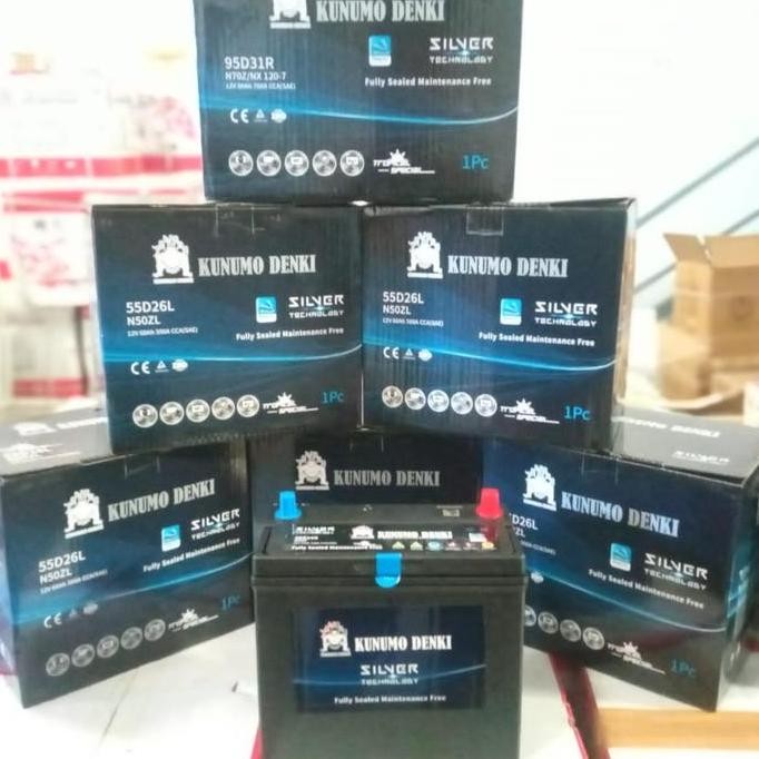 NEW AKI BATERAI KERING KUNUMO DENKI NS60LS/46B24LS 45AH CRV HRV GRS 1THN