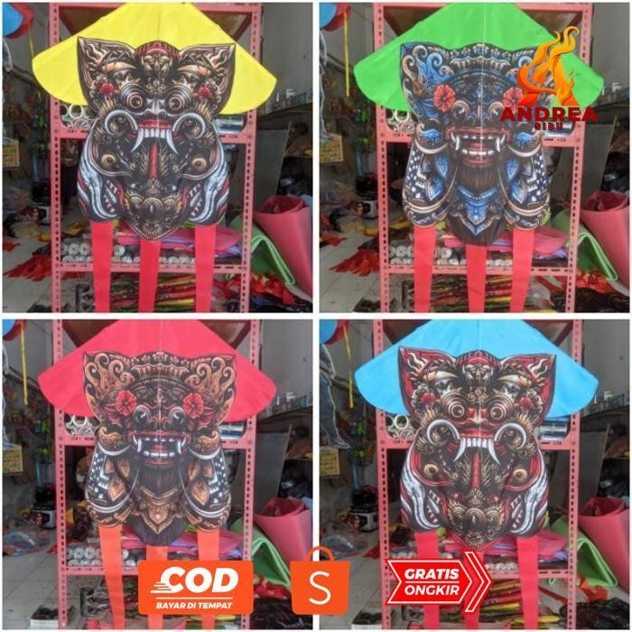 dfg-88 Of14 layangan kain motif barongan leak bali Terlaris Murah