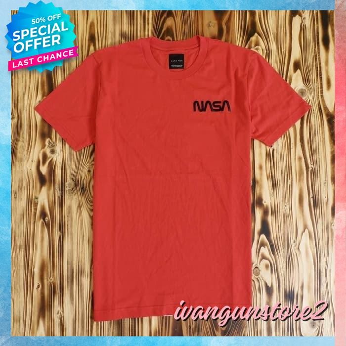 KAOS TSHIRT BAJU COMBED 30S DISTRO LOGO KECIL ZARA NASA POLOS CUSTOM INDONESIA PRIA WANITA UNISEX BA