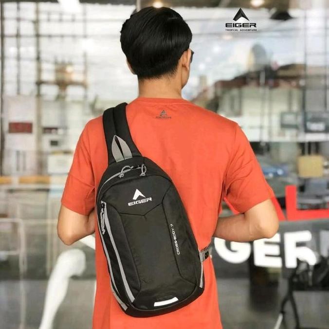 New Arrival Eiger Crossbody 7 2.0 Shoulder Bag Tas Selempang Pria Original Eiger