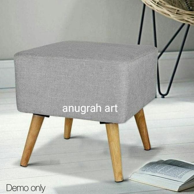 stool sofa puff sofa kotak I stool bulat puff stool unik retro KUN
