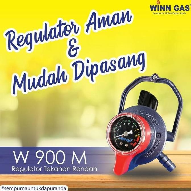Regulator Kompor Gas W900M Winn Gas / Regulator W900M Winn Gas / Kepala Gas W 900 M Winn Gas / Regul