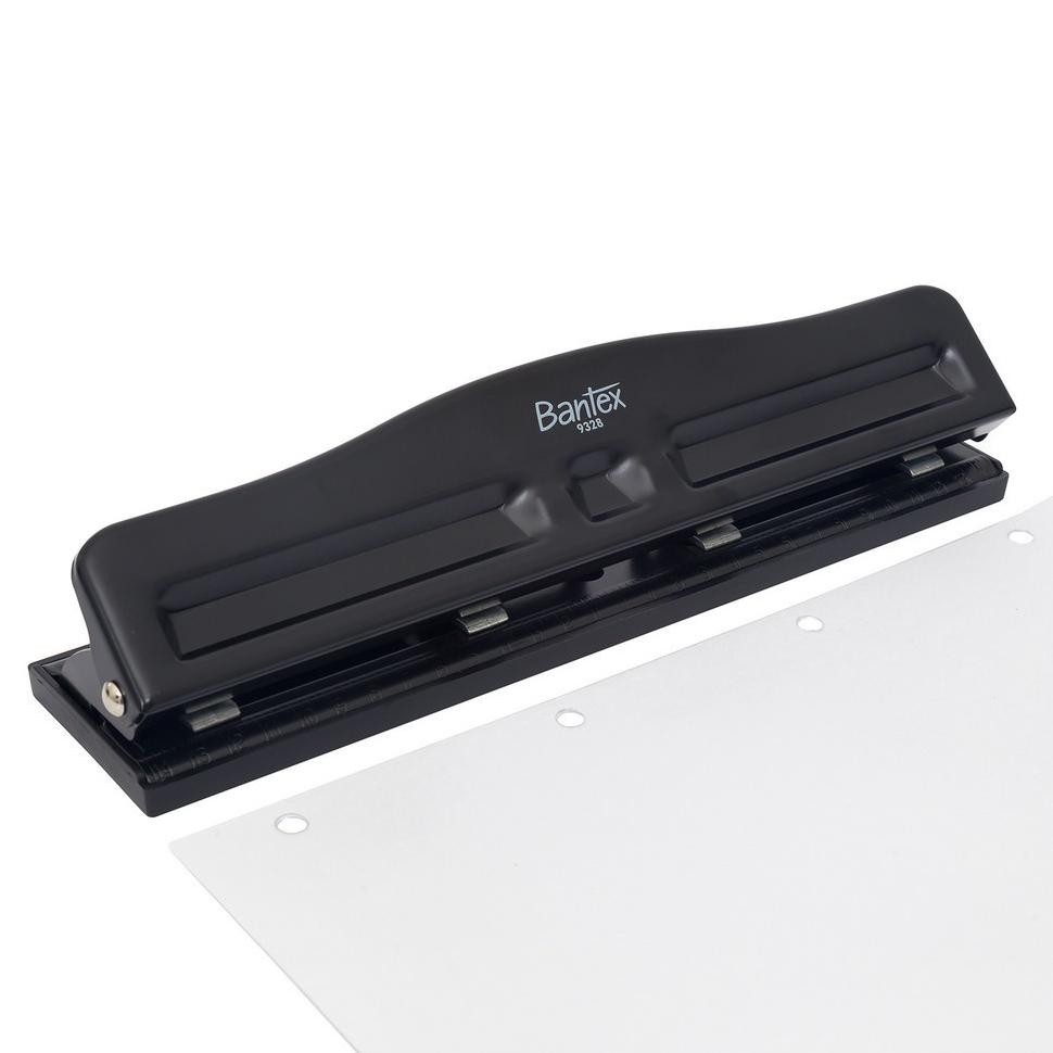 Bantex Office Perforator Pembolong Kertas 4 Lubang