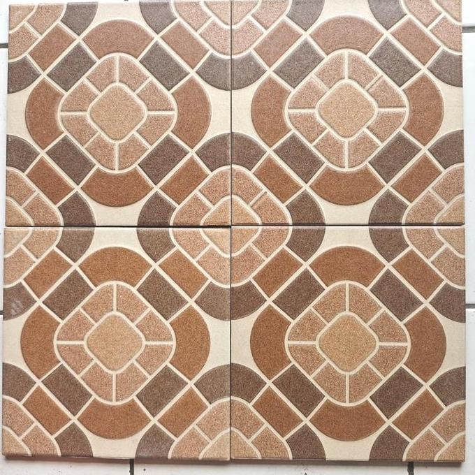 Terbaik Keramik 25X25 Batik Coklat Anti Slip Keramik Kamar Mandi Anti Licin 100% Ori