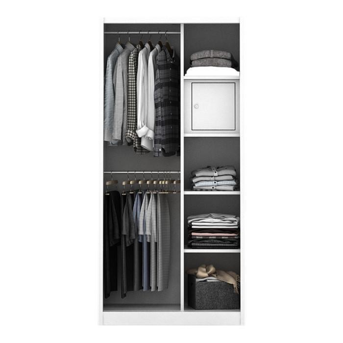 Lemari Besi / Lemari Baju Pira Metropolis / Lemari Pakaian Pira Metropolis (Lemari Baju Saxon 90A / 