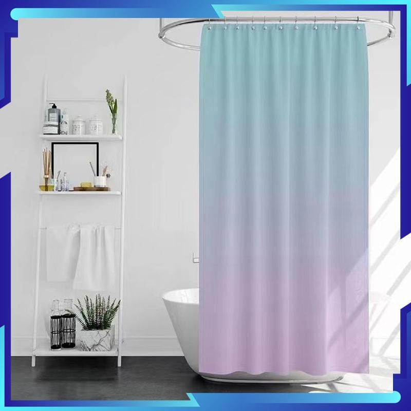 Terbaik Gorden Kamar Mandi Bahan Polyester Tirai Pintu Kamar Mandi Dan Jendela Tebal dan Halus 180cm