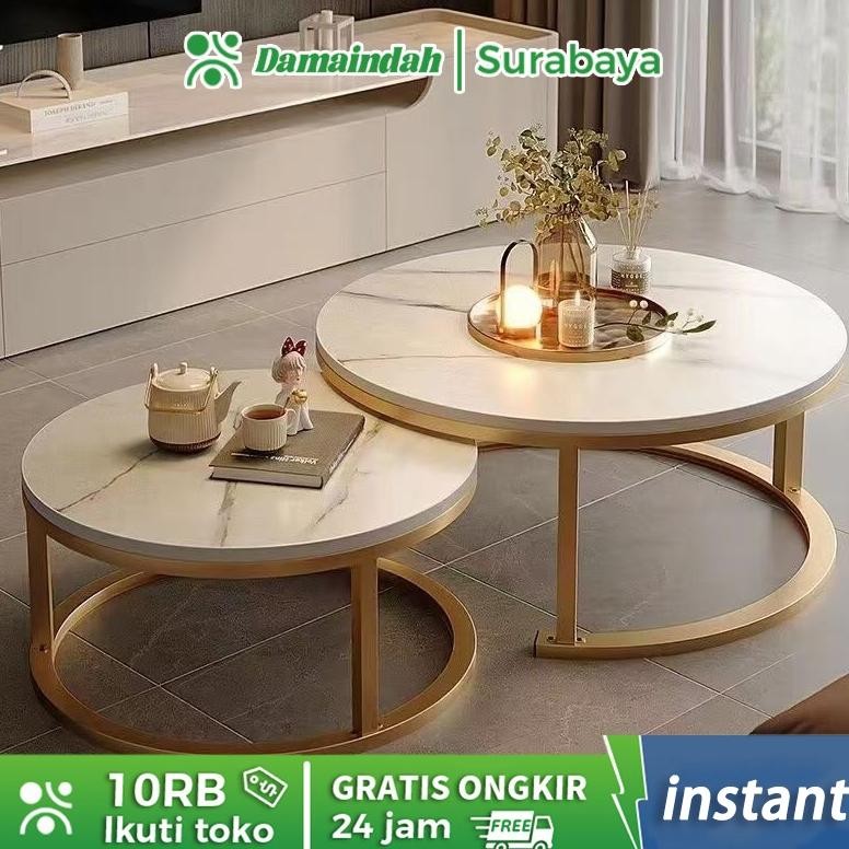 Damaindah Meja Ruang Tamu Minimalis/Meja Tamu Minimalis/Meja Tamu Aesthetic/Meja Sofa Minimalis/Meja