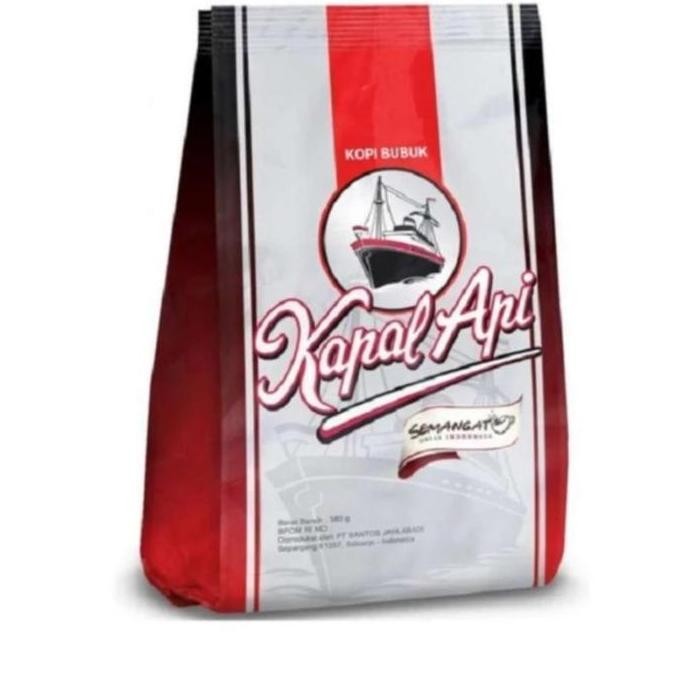 New Kopi Bubuk KAPAL API Perak Silver 350 Gram Kapal Api Bubuk Kopi