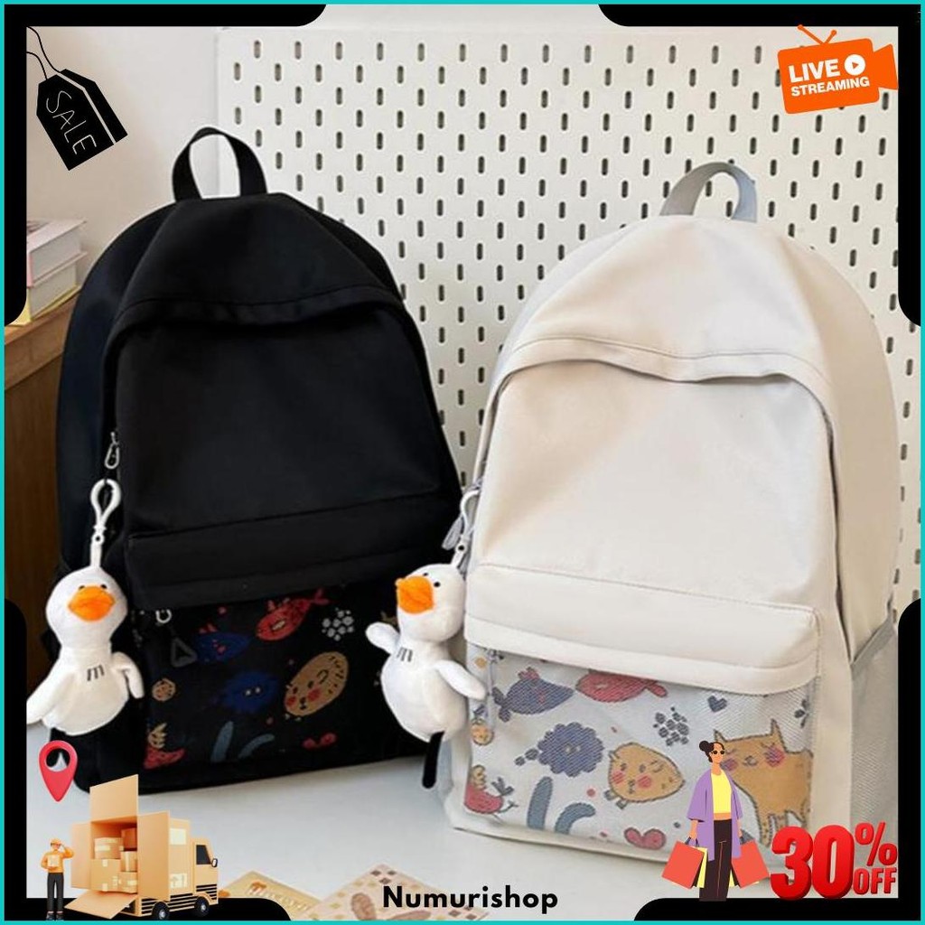 Hayden Kathy Bag Tas Ransel Tahan Air Korean Style Backpack Sekolah Perempuan Stylish - Hyb3W Cod