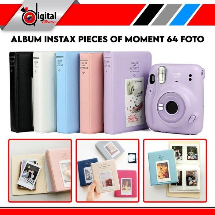 Album Instax Pieces of Moment 64 Foto - Instax mini Album 64 Foto WAR