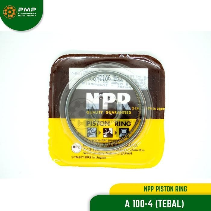 Ring Seher Piston Ring A 100 - 4 (Tebal) Npp Terbaru Best Quality 100% Original