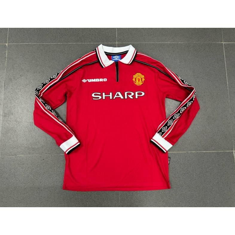 (LONG SLEEVE) JERSEY RETRO MU HOME 1999 TREBLE WINNER IMPORT