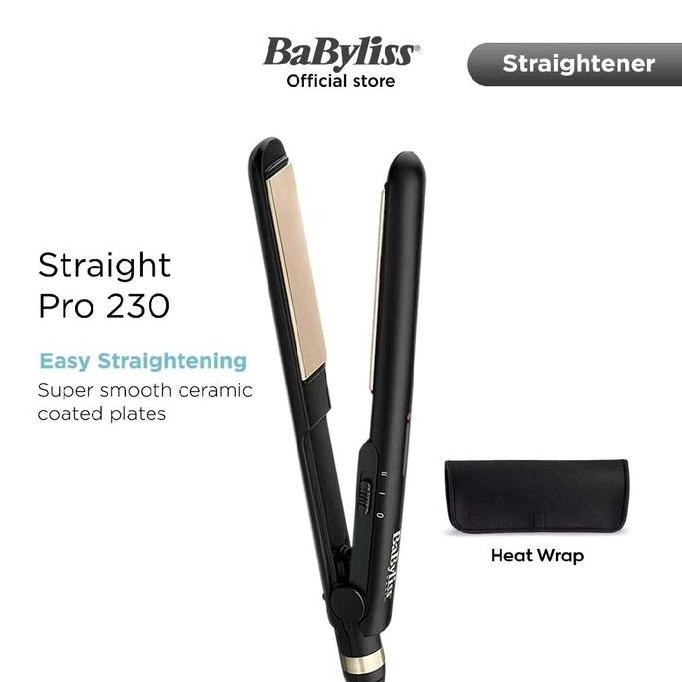 Babyliss Ceramic Straightener Pro 230 BL2089U Catokan Rambut Curly