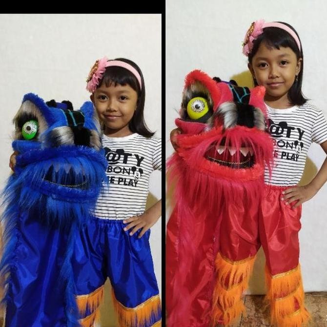 Ready  barongsai anak nyala/custom anak barongsai dan celana