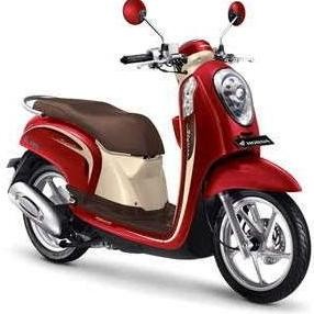 COVER BODY BELAKANG SCOOPY FI 2012 - 2015 CREAM KREM KIRI KANAN