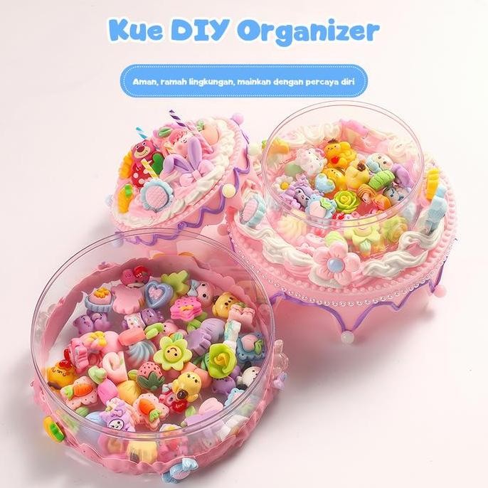 Toys Home Mainan Cake Buttercream Diy Lem Krim Diy Kue Ulang Tahun Diy Dekoratif Guka Set Box Kado A